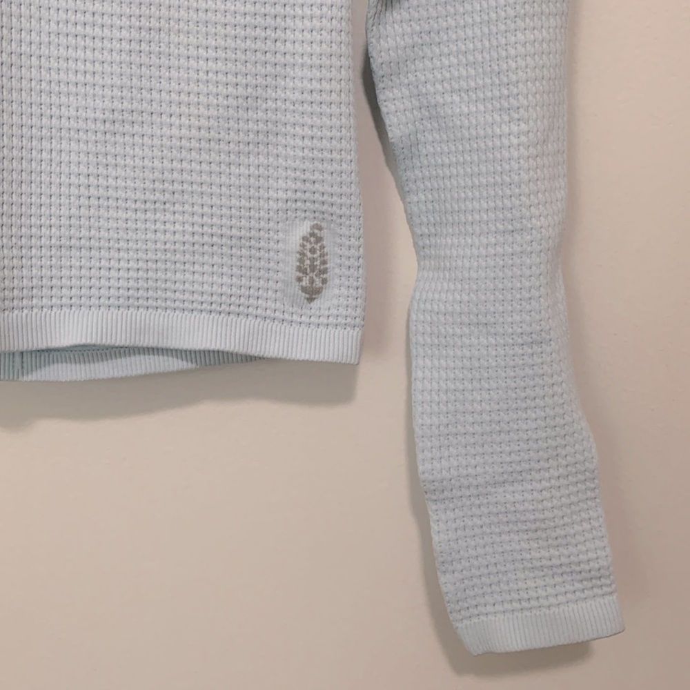 FP MOVEMENT Bail Out Long Sleeve Layer NWT Arctic Snow Blue - Picture 6 of 10